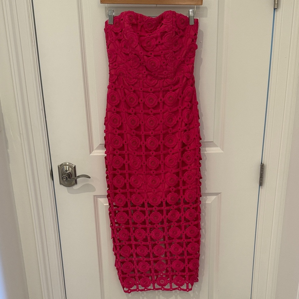 Milly Hot Pink Cocktail Dress